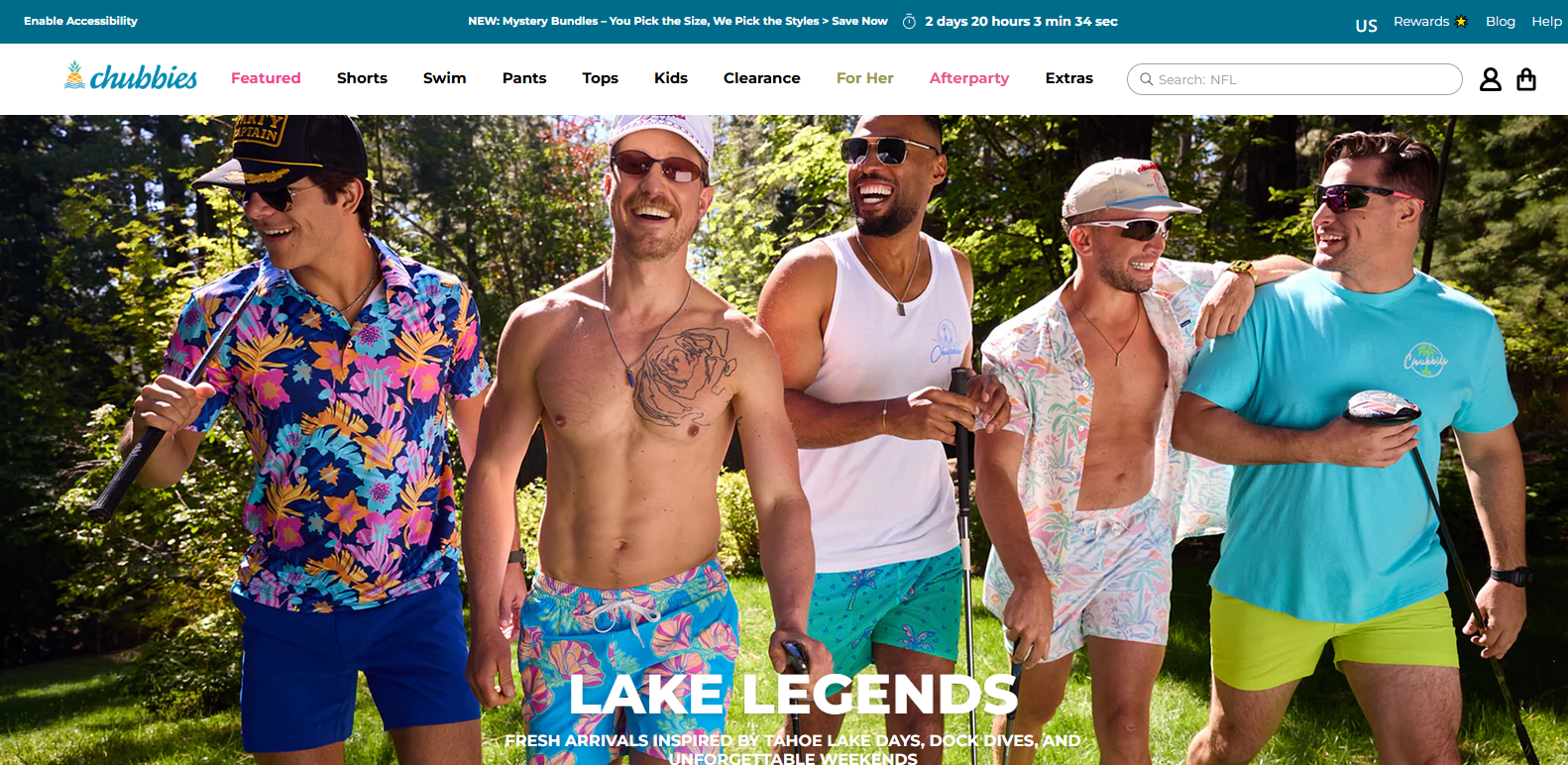 Chubbies Shorts - Shopify Mens Apparel Store