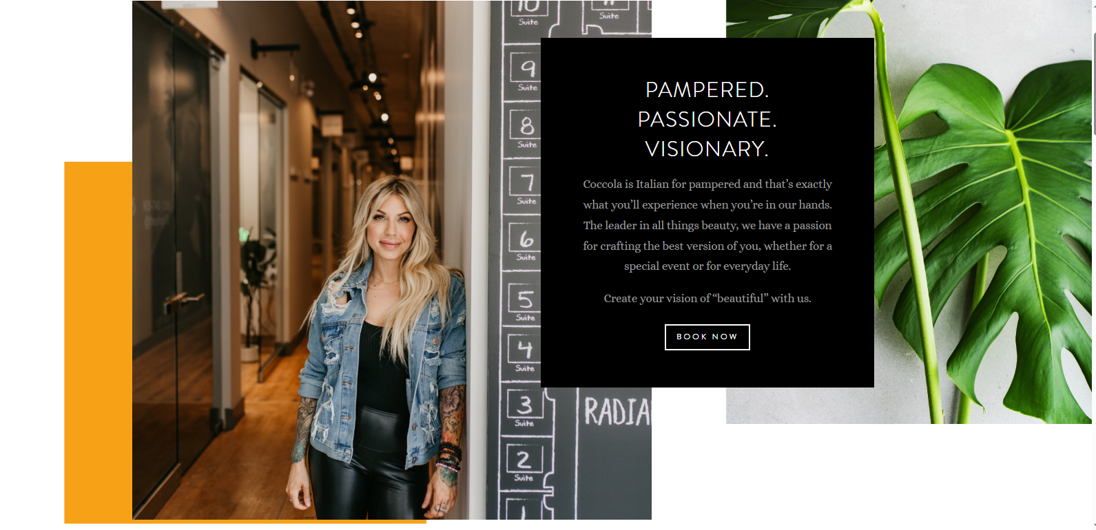 Coccola Beauty - Squarespace Hair & Makeup Artist Website