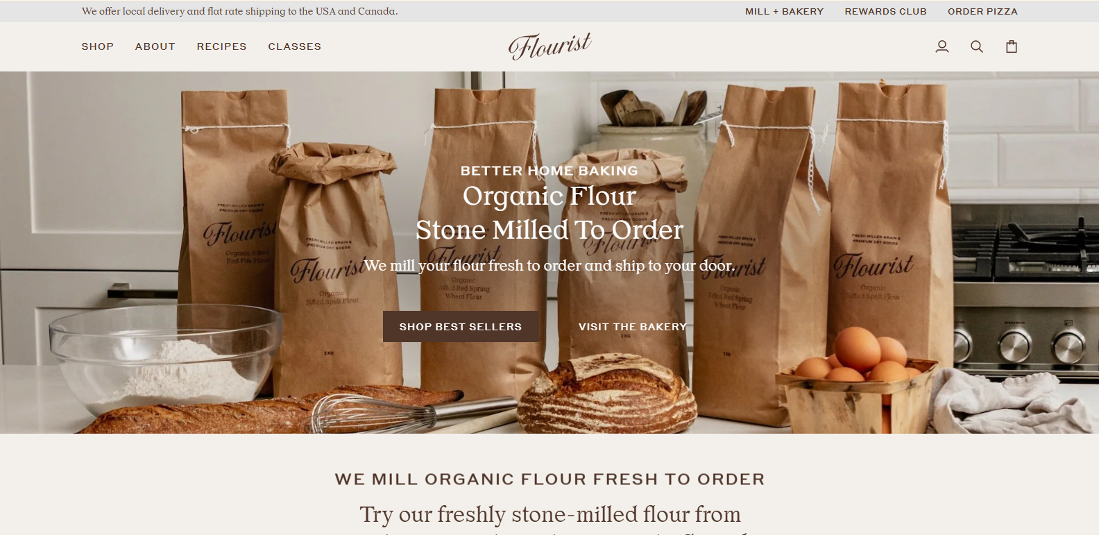Flourist - Shopify Fresh Milled Flour Store