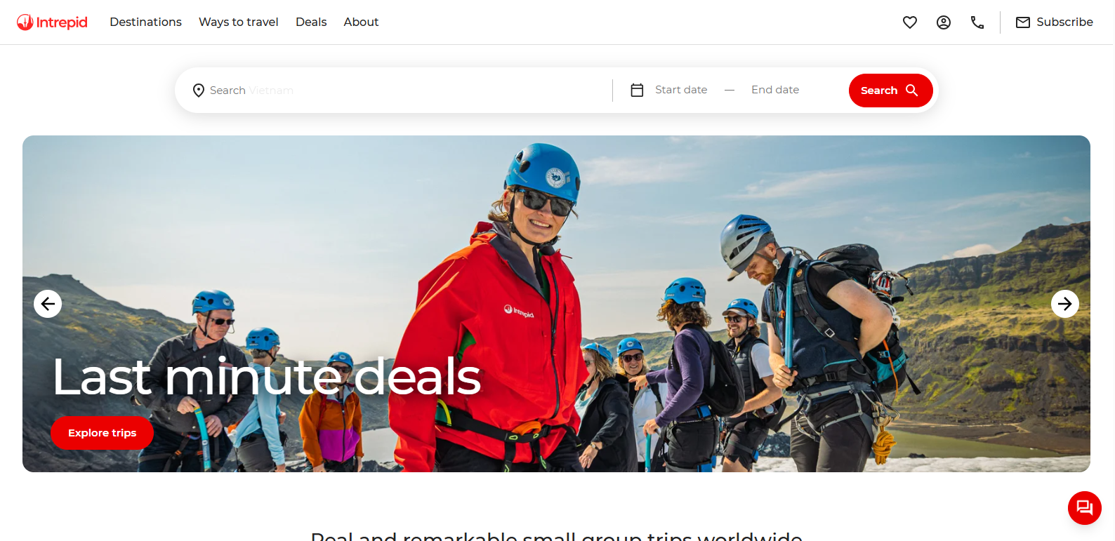 Intrepid Travel - WordPress Adventure Travel Website