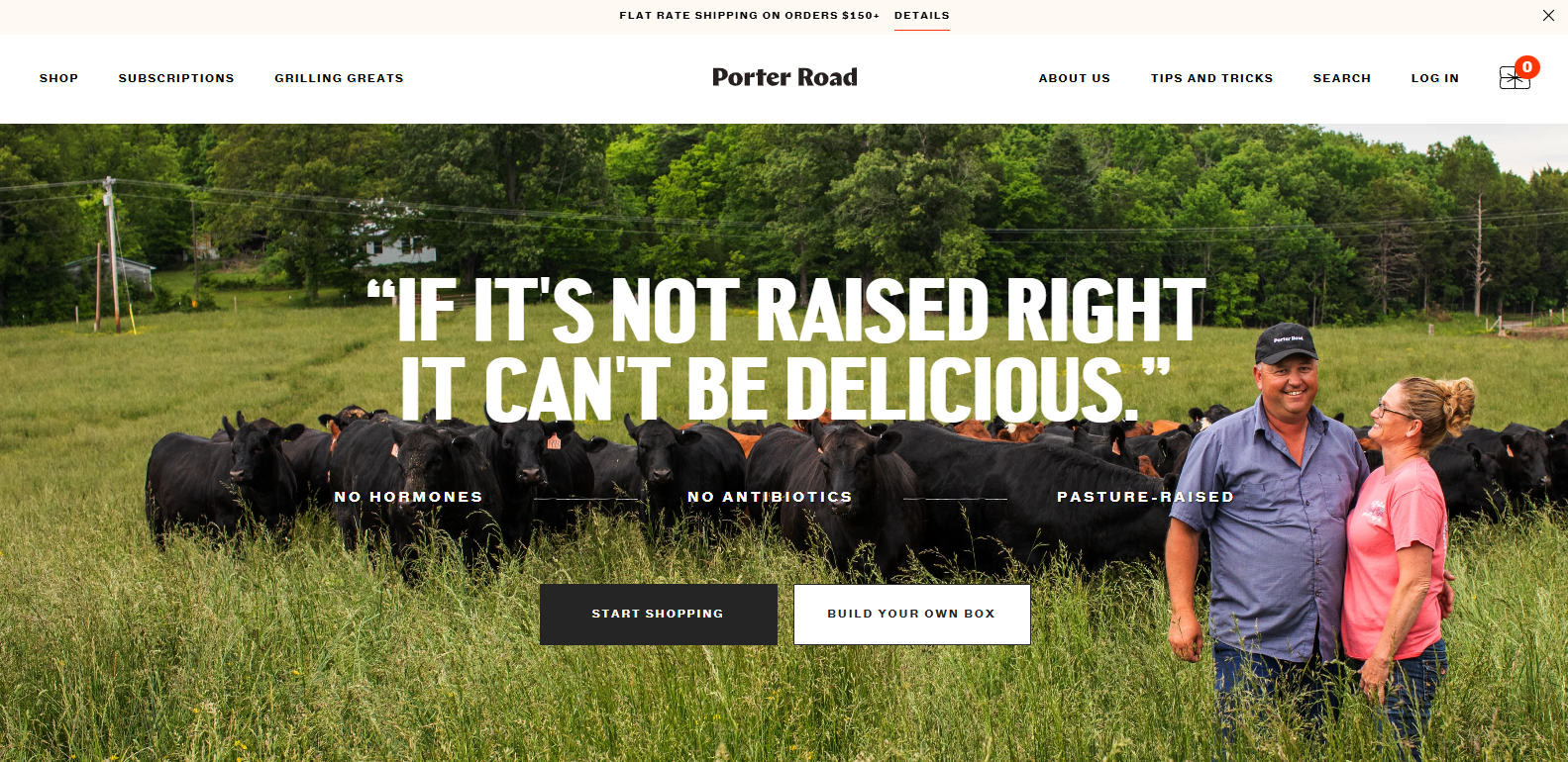Porter Road - Shopify Pasture-Raised Meat Store