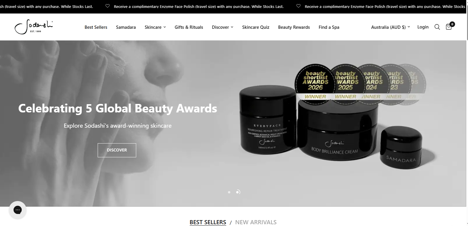 Sodashi - WordPress Natural Australian Skincare Store
