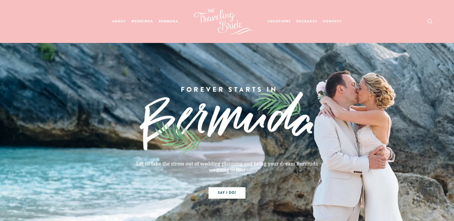 The Traveling Bride - Squarespace Destination Wedding Website